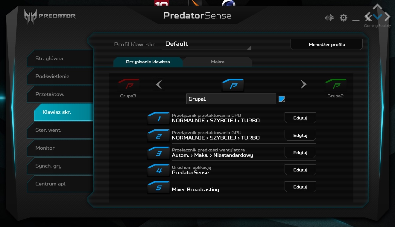 Acer Predator Helios 500