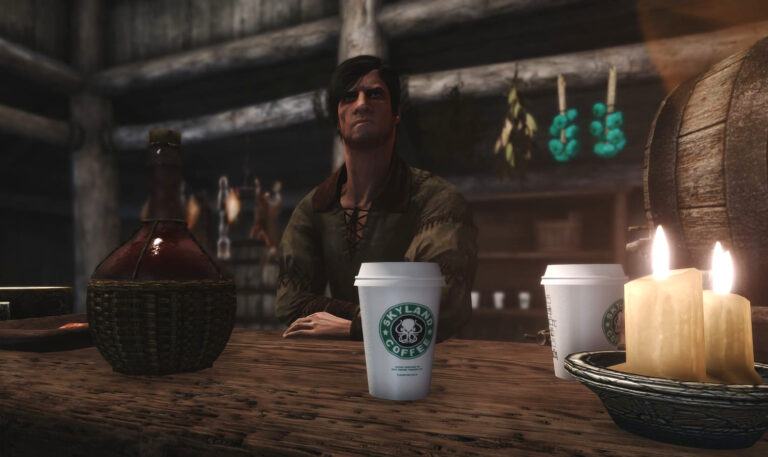 Kubek Starbucksa z Gry o Tron doczekał się dwóch modów w Skyrim