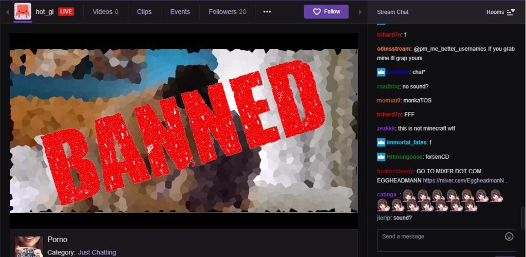 Twitch – ponad 5 tys. osób oglądało porno na streamie