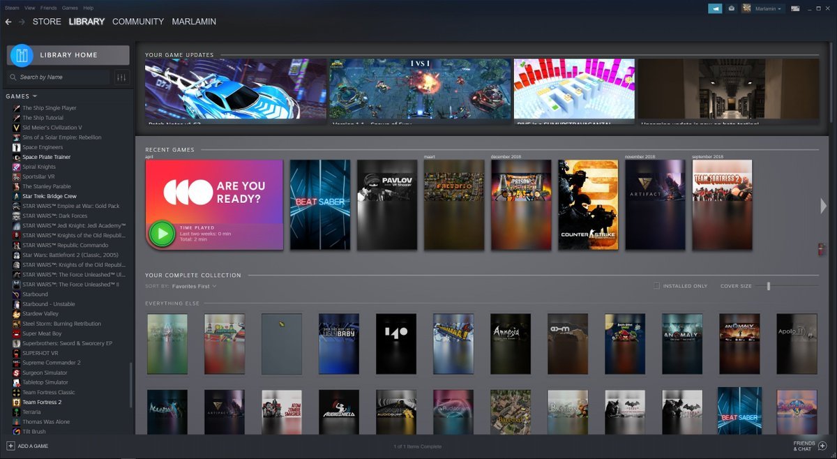 Steam - nowa wersja