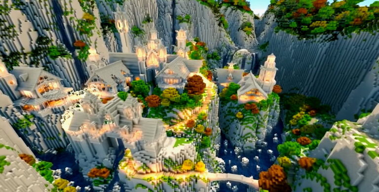 Miłośnicy Minecrafta odtworzyli w grze całe Śródziemie! Zajęło im to 9 lat