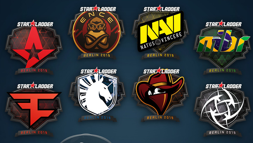 StarLadder Berlin Major naklejki