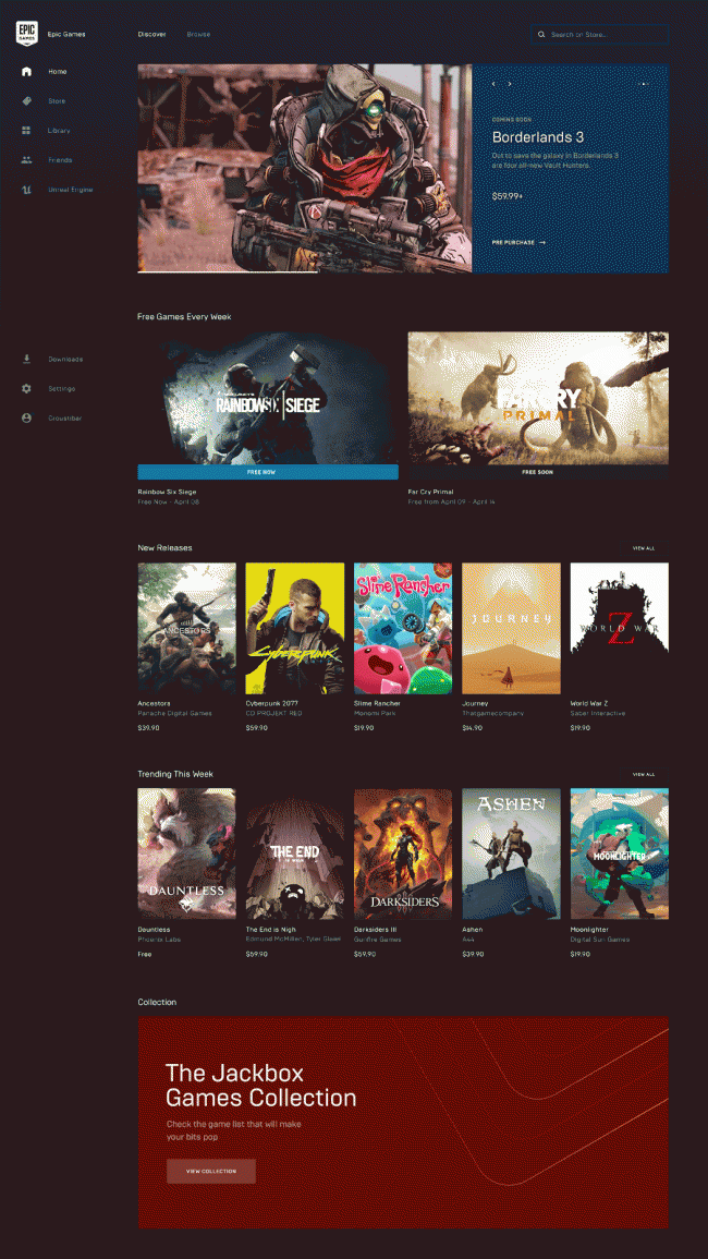 Epic Games Store czeka gruntowna zmiana wyglądu