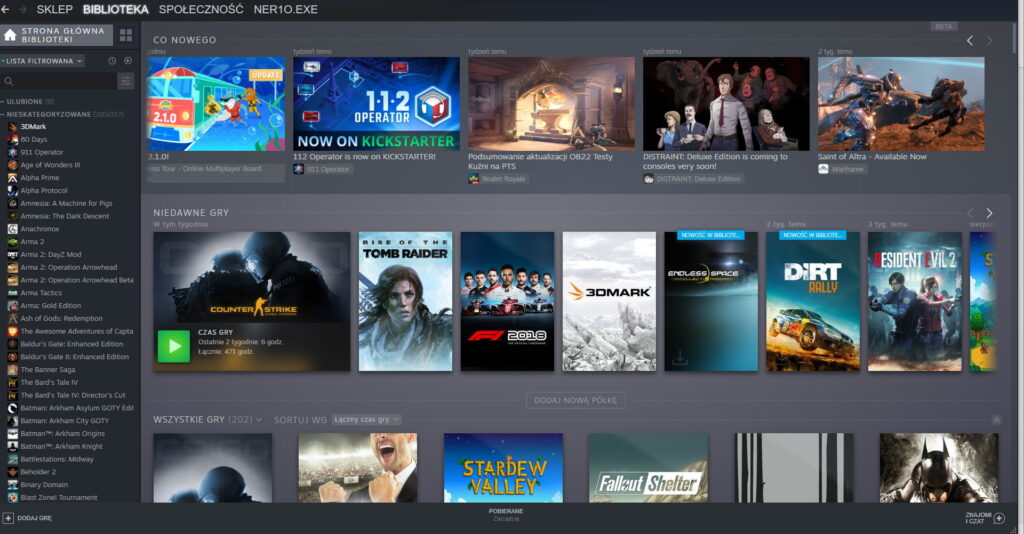 Beta nowej biblioteki Steam – jak ją włączyć?