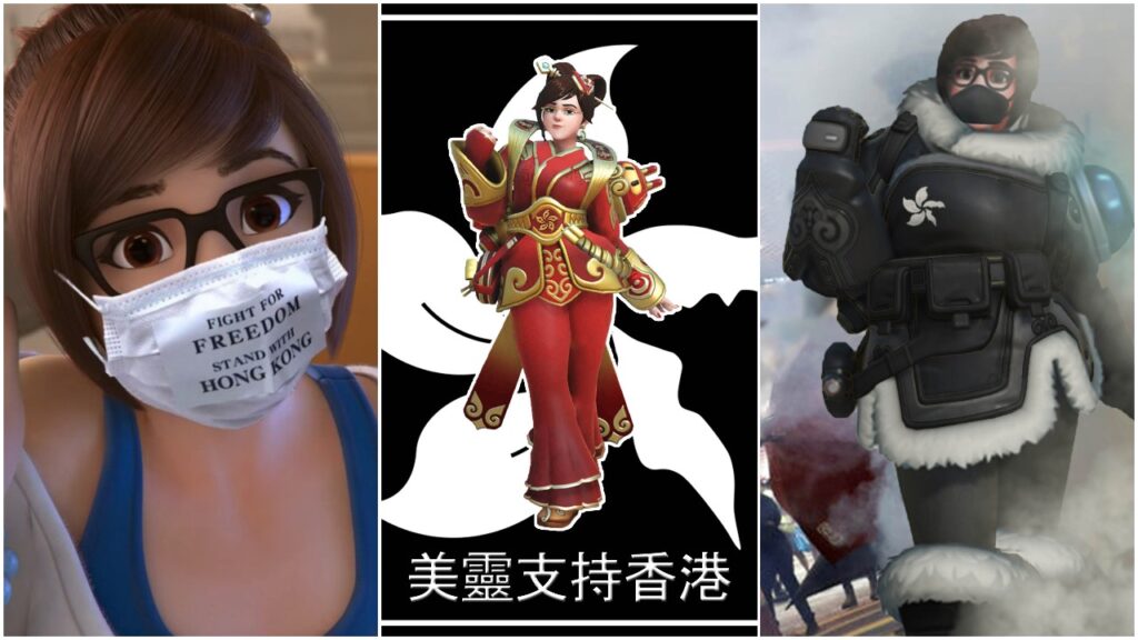 Mei z Overwatch stała się symbolem protestów w Hongkongu