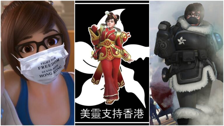 Mei z Overwatch stała się symbolem protestów w Hongkongu