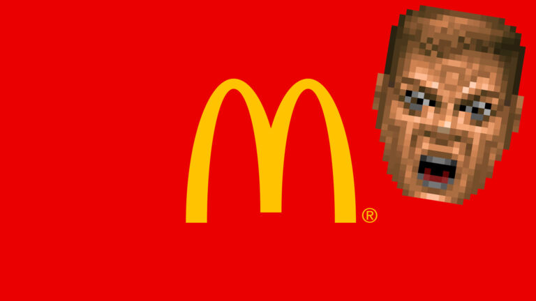 Odpalił Dooma na kasie z McDonalda