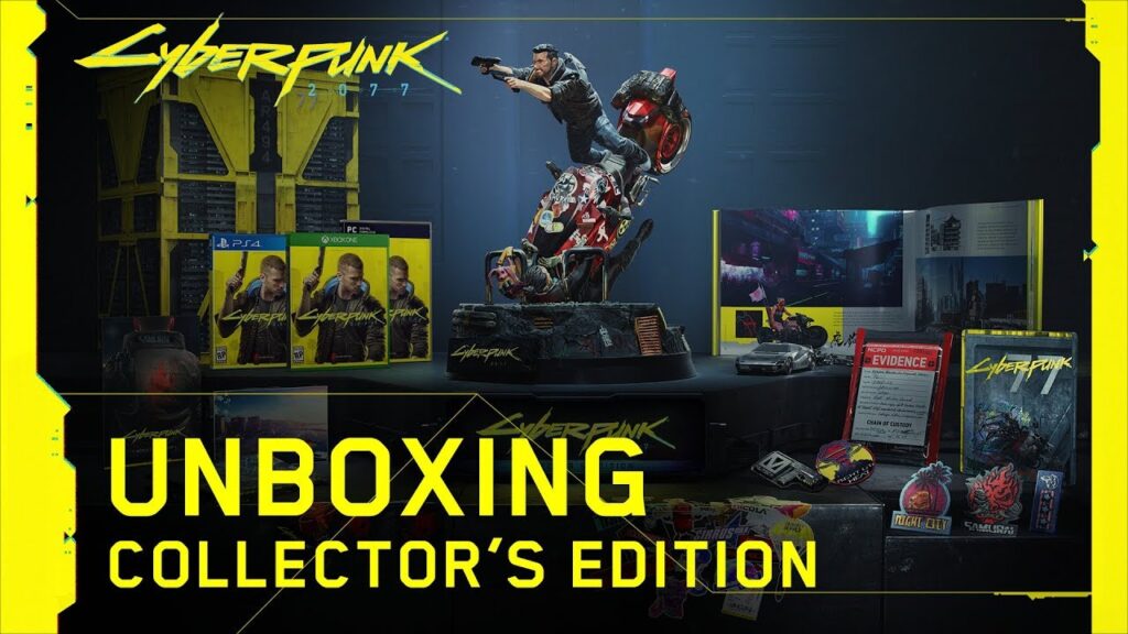 Cyberpunk 2077: figurka bohatera gry na specjalnym materiale