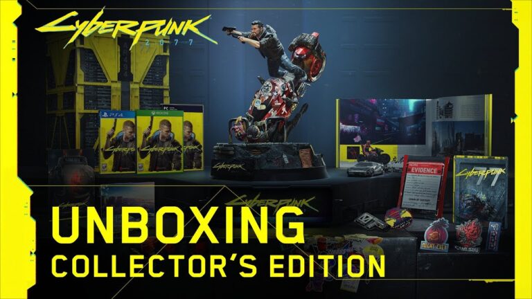 Cyberpunk 2077: figurka bohatera gry na specjalnym materiale