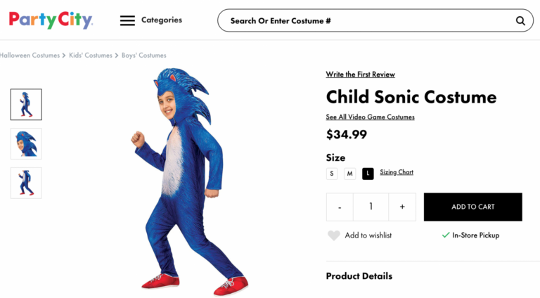 Filmowy Sonic został inspiracją koszmarnych kostiumów na Halloween?