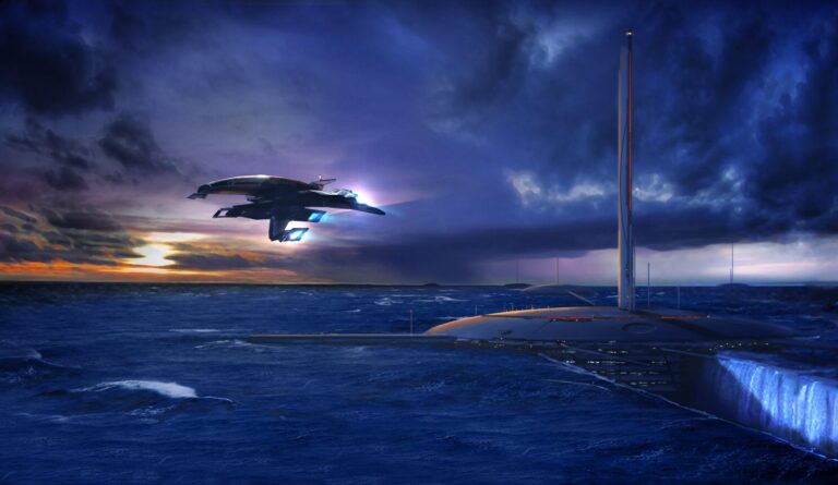 Mass Effect na grafikach koncepcyjnych niewykorzystanych w grze