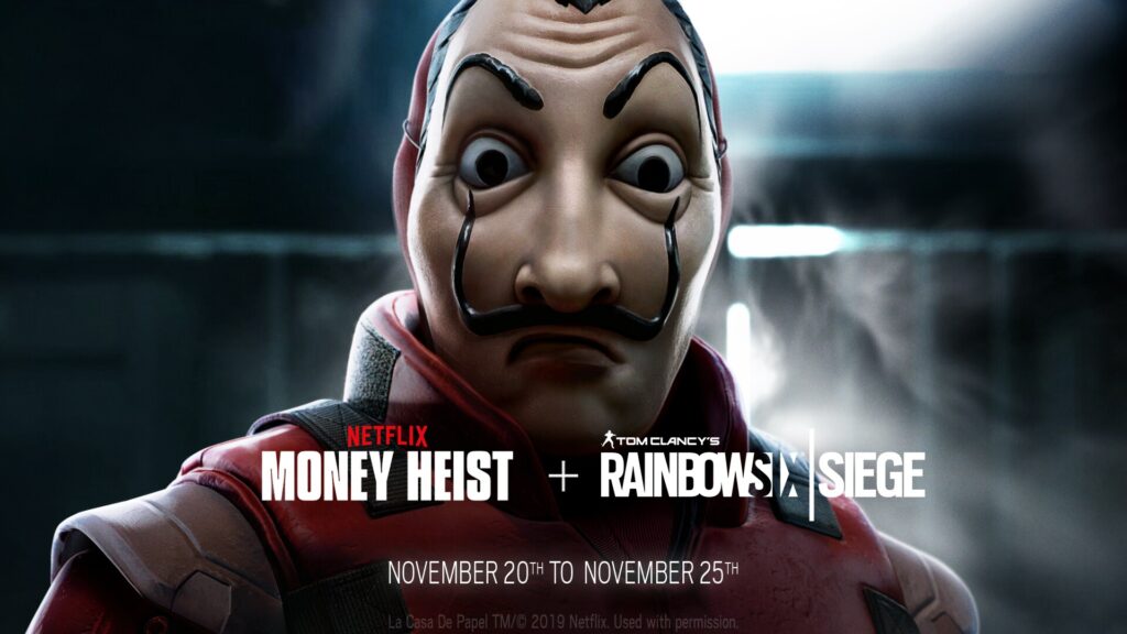 Ubisoft i Netflix startują z wydarzeniem z „Domu z papieru” w Rainbow Six Siege