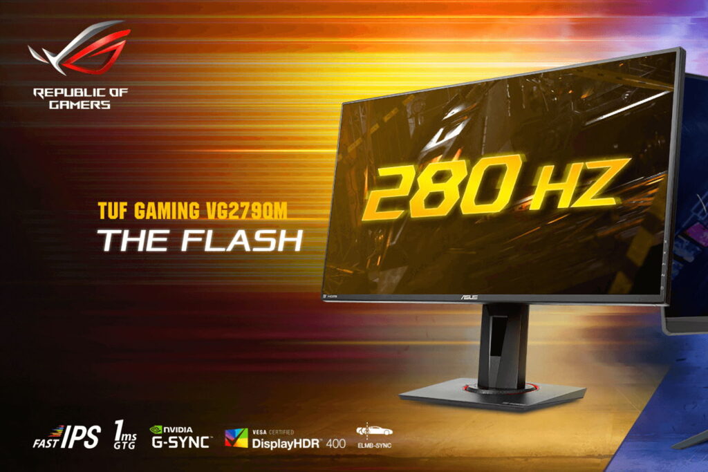 Asus stworzył pierwszy monitor z odświeżaniem 280 Hz