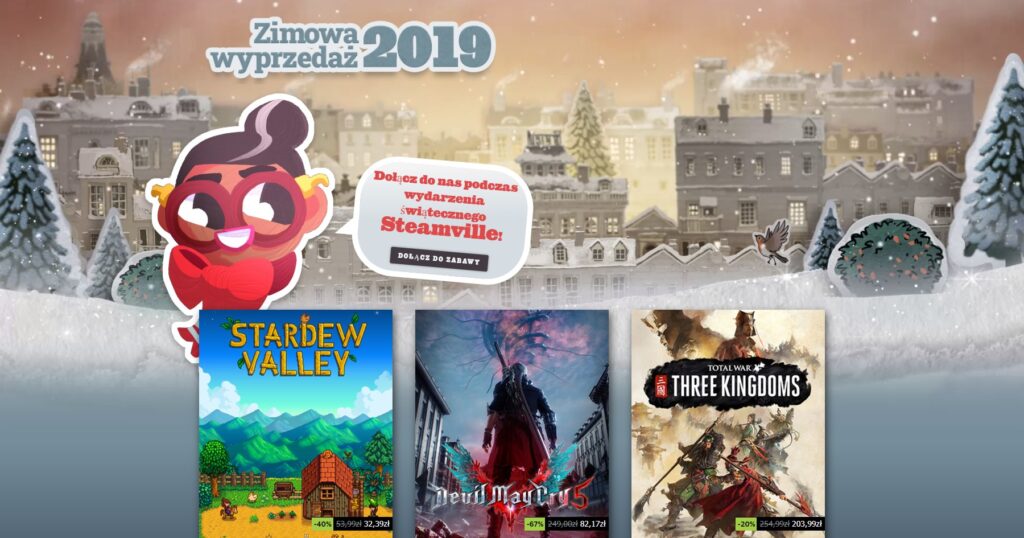 Ruszyła świąteczna wyprzedaż Steam. Kilkadziesiąt tytułów w świetnych cenach