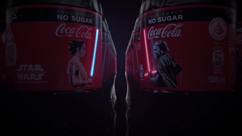 Coca-Cola stworzyła świecące butelki z okazji premiery Star Wars: The Rise of Skywalker