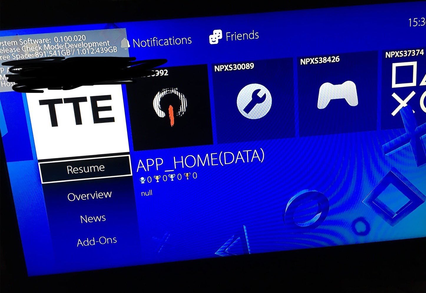 menu ps5