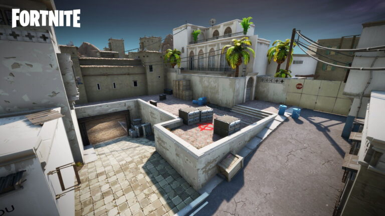 Jak wyglądałaby mapa Dust2 w grze Fortnite? Już wiemy