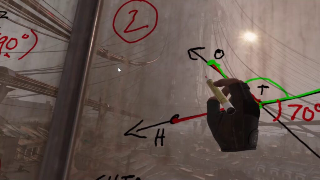 Half-Life Alyx wykorzystane do prowadzenia lekcji matematyki