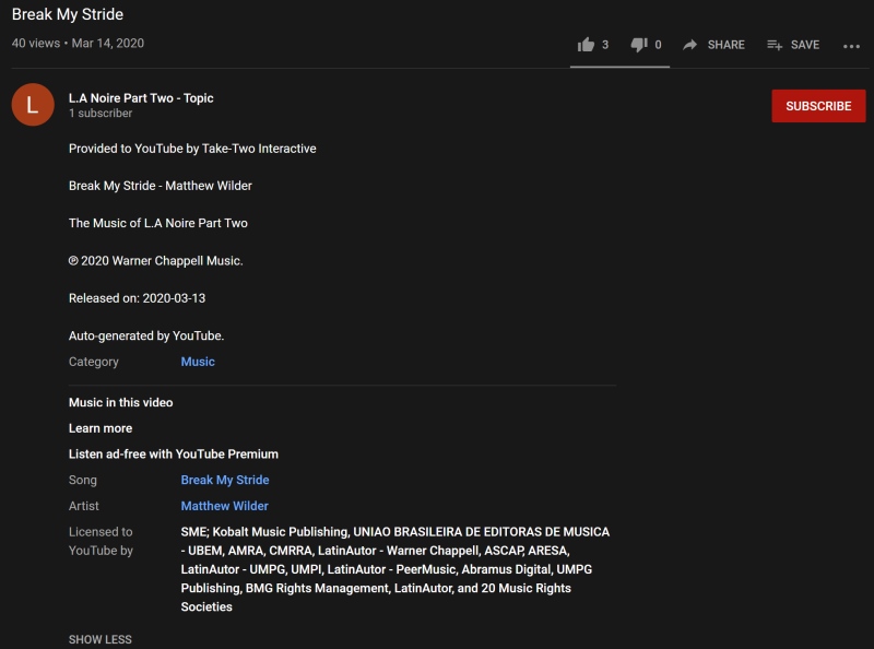 L.A. Noire Part Two na YouTube