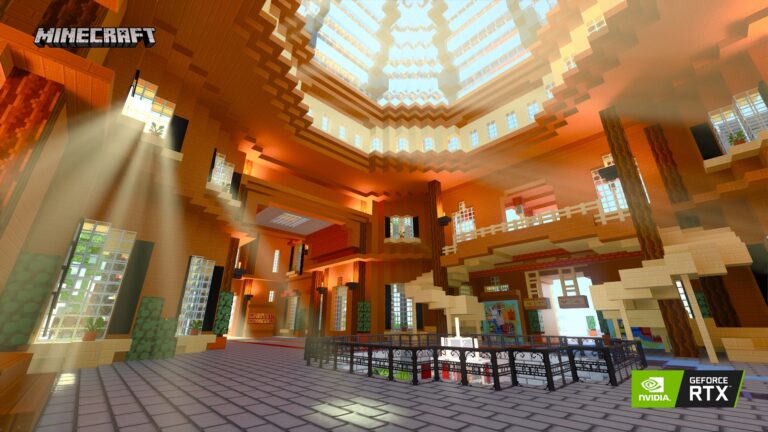 Nvidia udostępnia poradniki RTX dla twórców światów w Minecraft