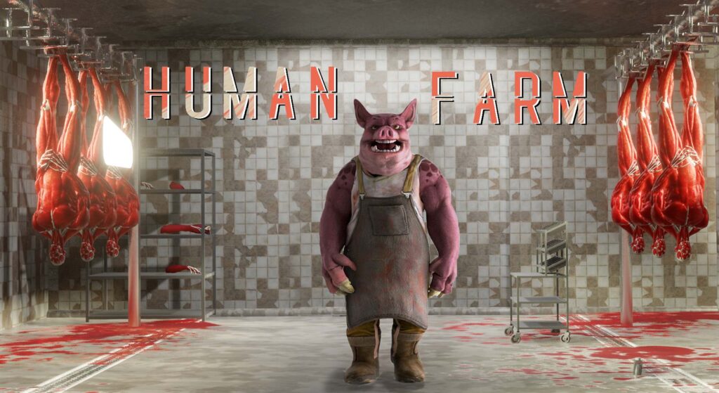 Human Farm – symulator ubojni ludzi, prowadzonej przez świnie