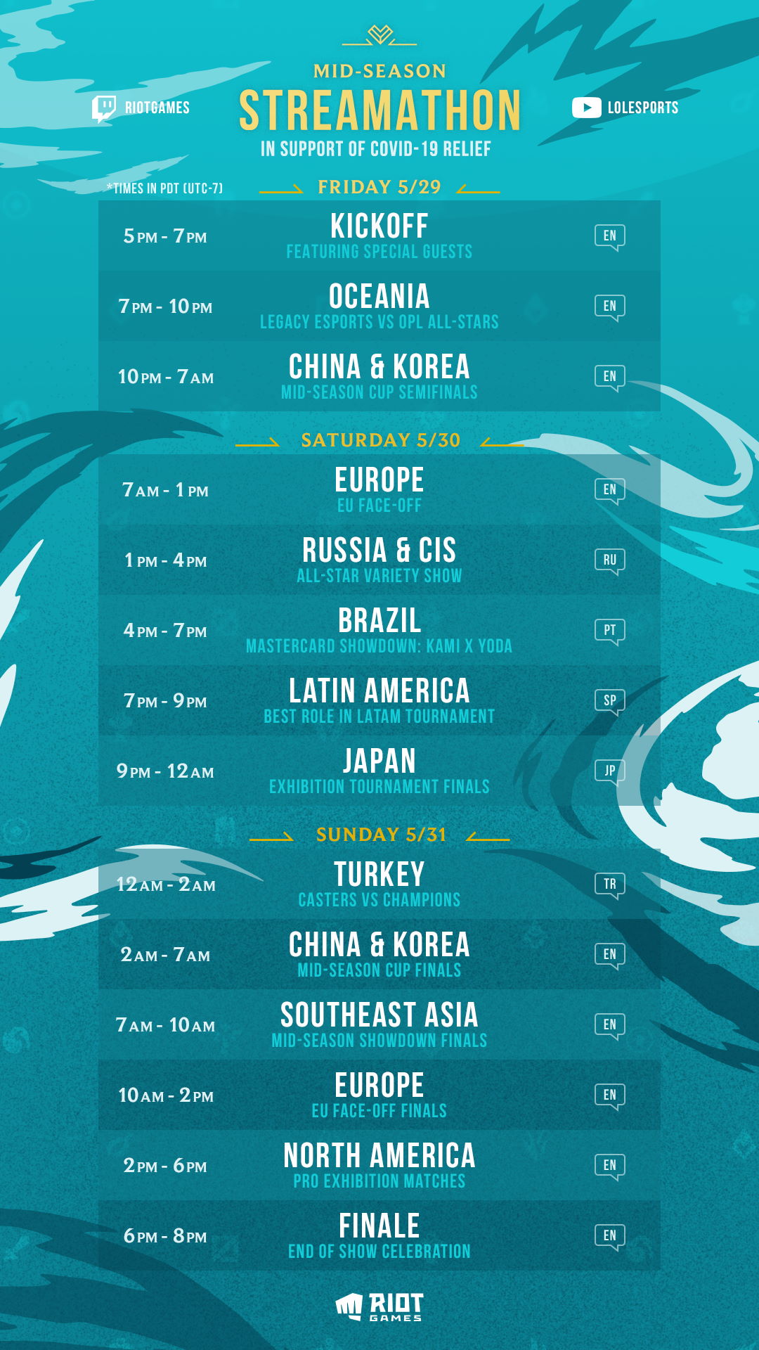 Mid-Season Streamathon League of Legends