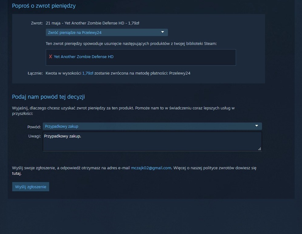 Steam Jak Zwrócić Grę