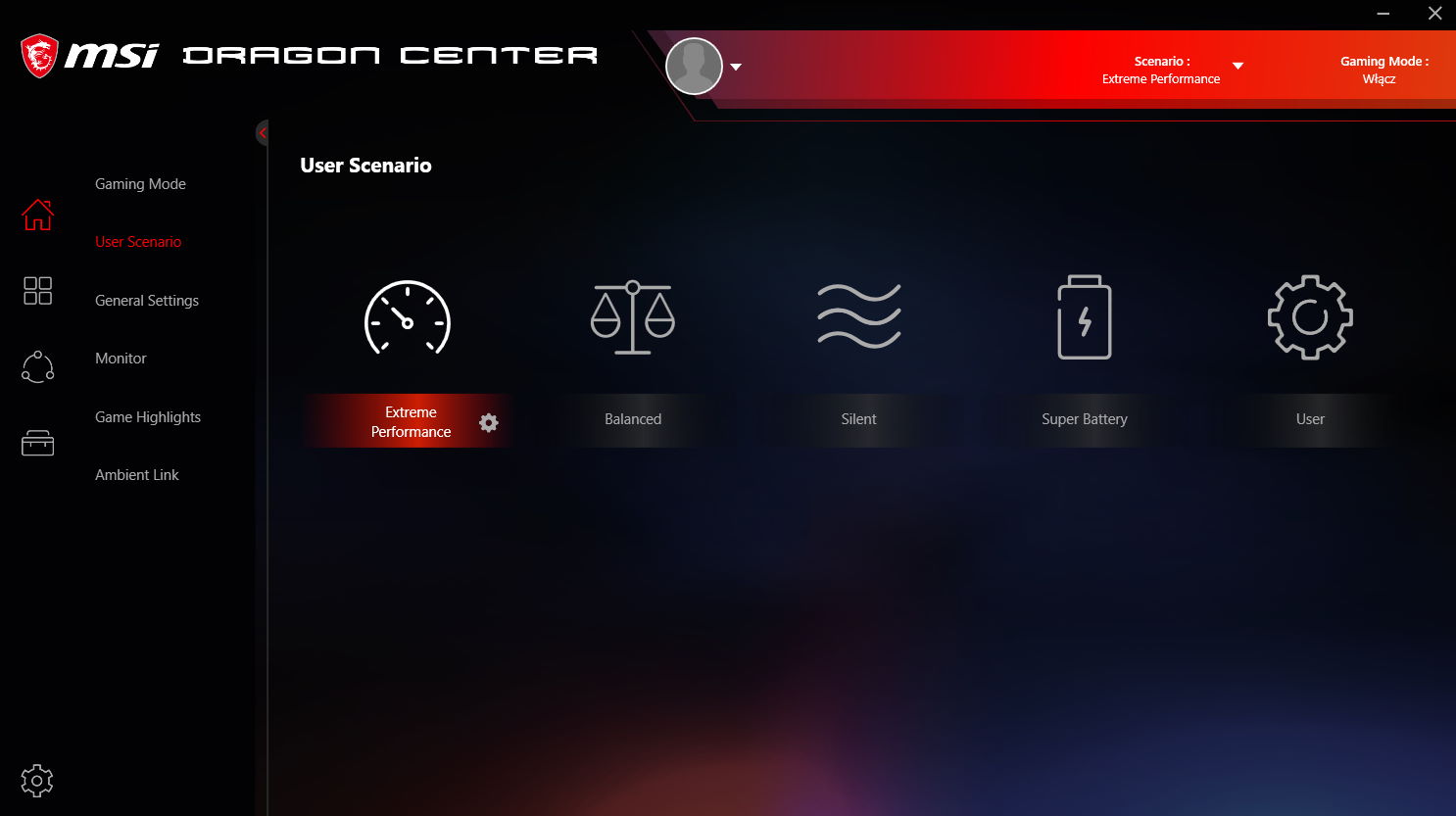 MSI Dragon Center