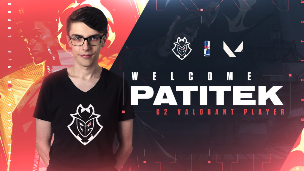 Patitek pierwszym Polakiem w dywizji Valorant G2 Esports