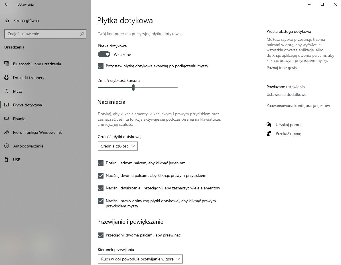 Jak wyłączyć touchpad