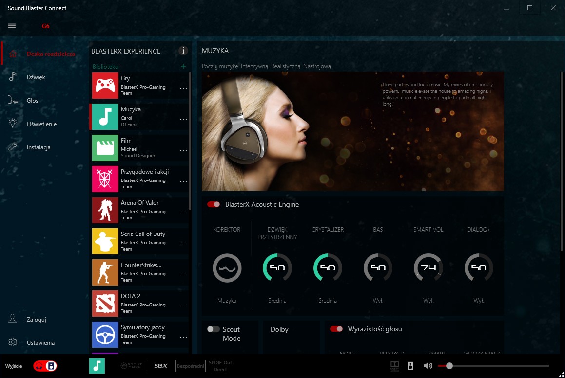 Creative SoundblasterX G6