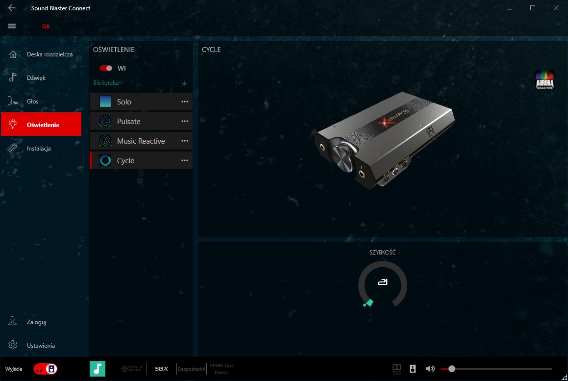 Creative SoundblasterX G6