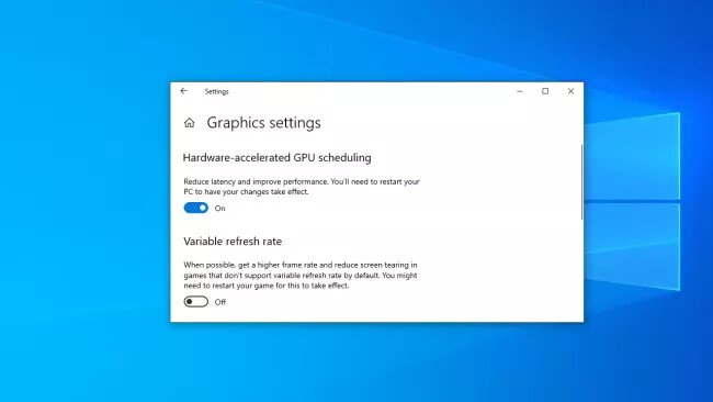 Windows 10 - HAGS