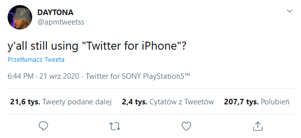 PS5 Twitter