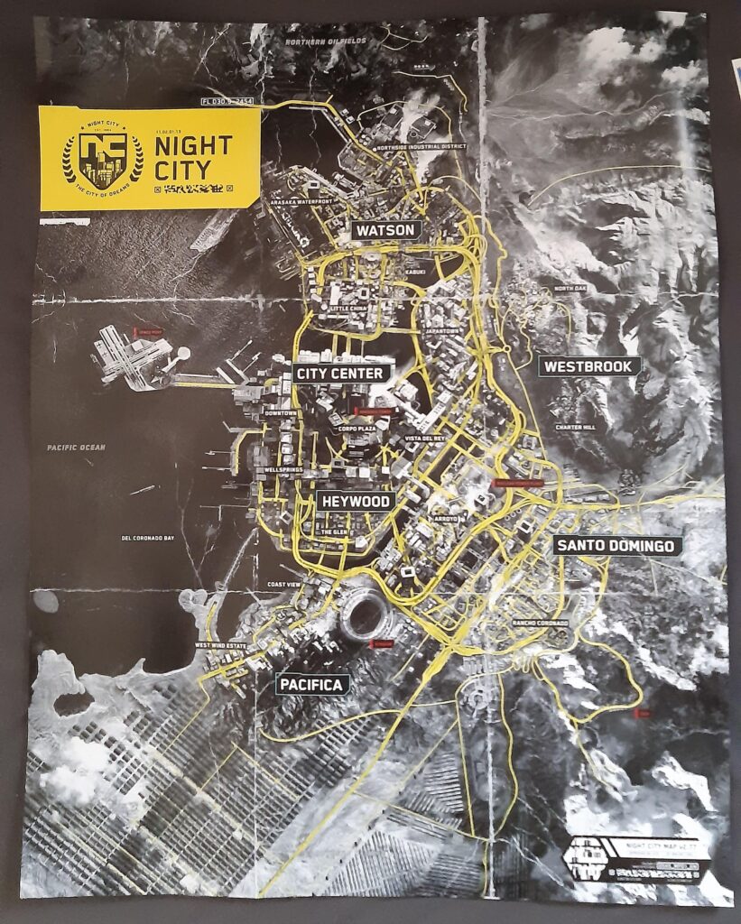 Cyberpunk 2077 Mapa