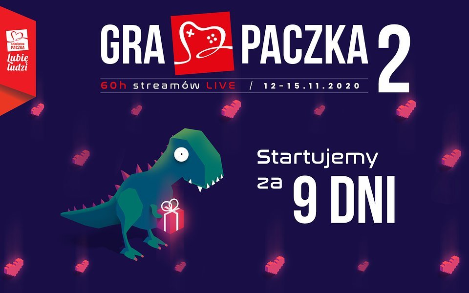 Za kilka dni rusza charytatywny stream Gra Paczka