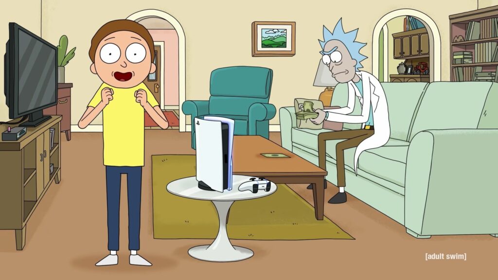 PS5 – Rick i Morty reklamują konsolę