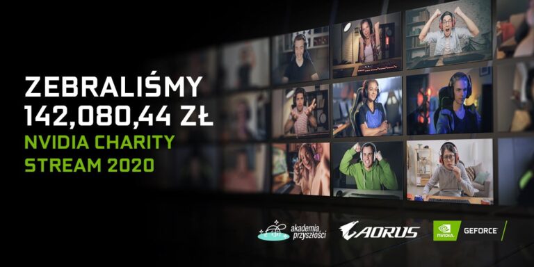 Nvidia Charity Stream zebrał ponad 140 tysięcy złotych na Akademię Przyszłości