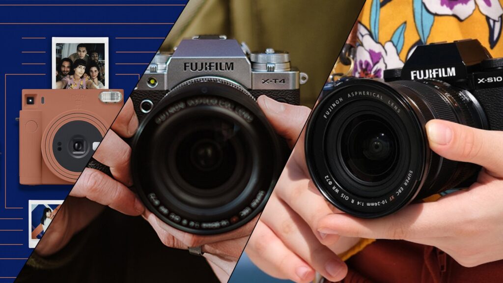 FUJIFILM w trzech odsłonach. Przedstawiamy trzy różne aparaty FUJIFILM i ich podejście do fotografii i wideo
