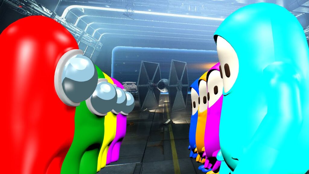 Fall Guys x Among Us x Star Wars Battlefront 2 w jednym modzie