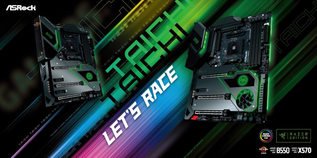 Asrock i Razer wspólnie wydają dwie płyty główne po procesory AMD