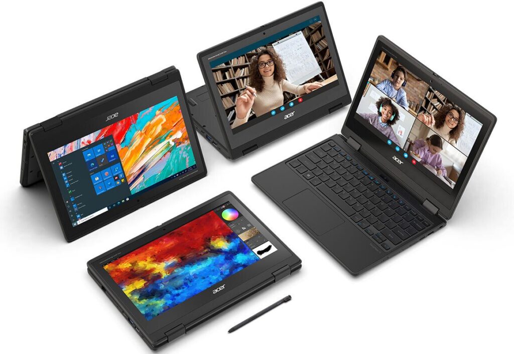 Acer wprowadza na rynek tanie laptopy TravelMate Spin B3