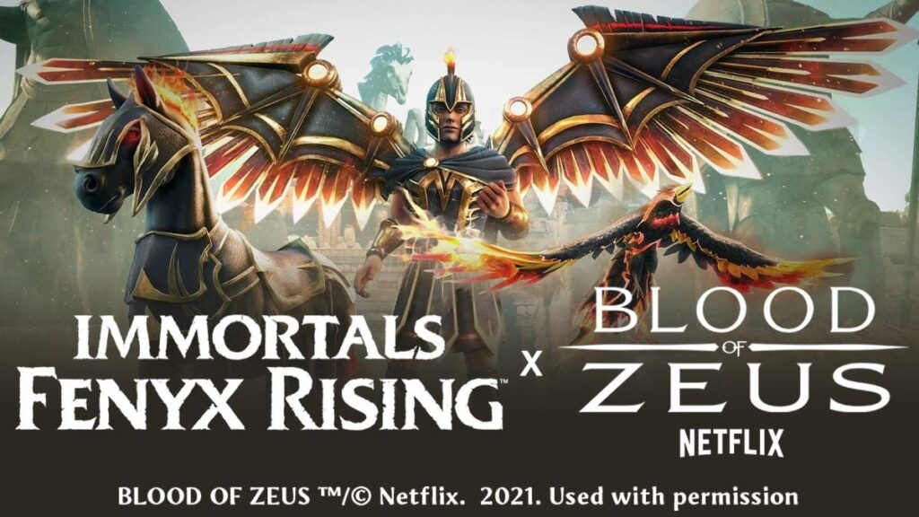 Immortals Fenyx Rising łączy się z Blood of Zeus
