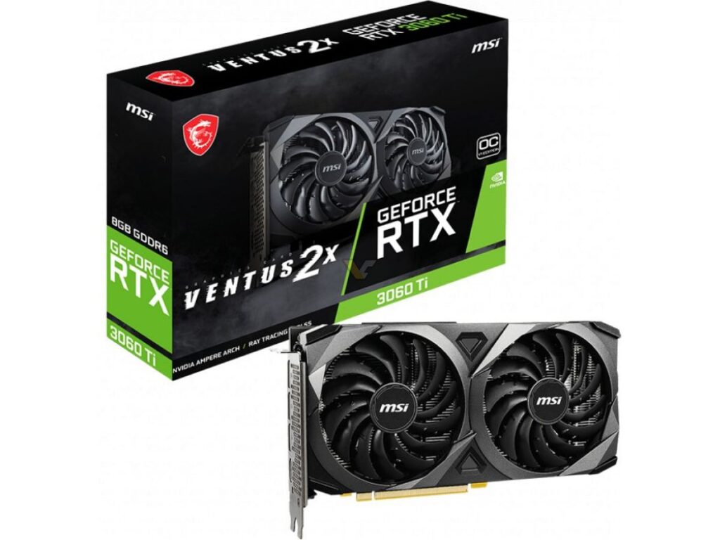 MSI prezentuje GeForce RTX 3060 Ti Ventus 2X OC V1 z pojedynczym zasilaniem 8-PIN