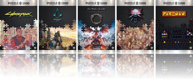 Nowe puzzle z Wiedźminem, Cyberpunkiem i innymi grami