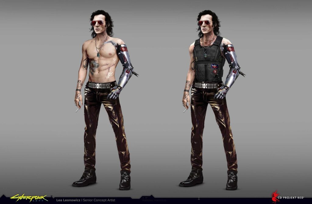 Cyberpunk 2077 – zobacz jak mógł wyglądać Johnny Silverhand