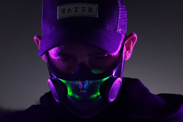 Razer tworzy koncept… cyberpunkowej maseczki dla graczy