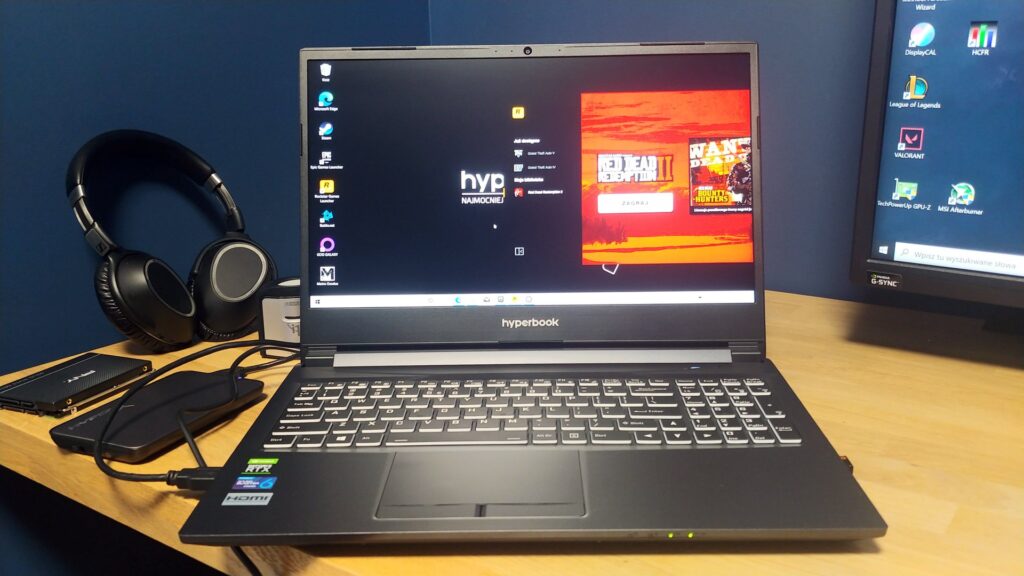 Hyperbook NH5  – pierwszy laptop z GeForce RTX 3060