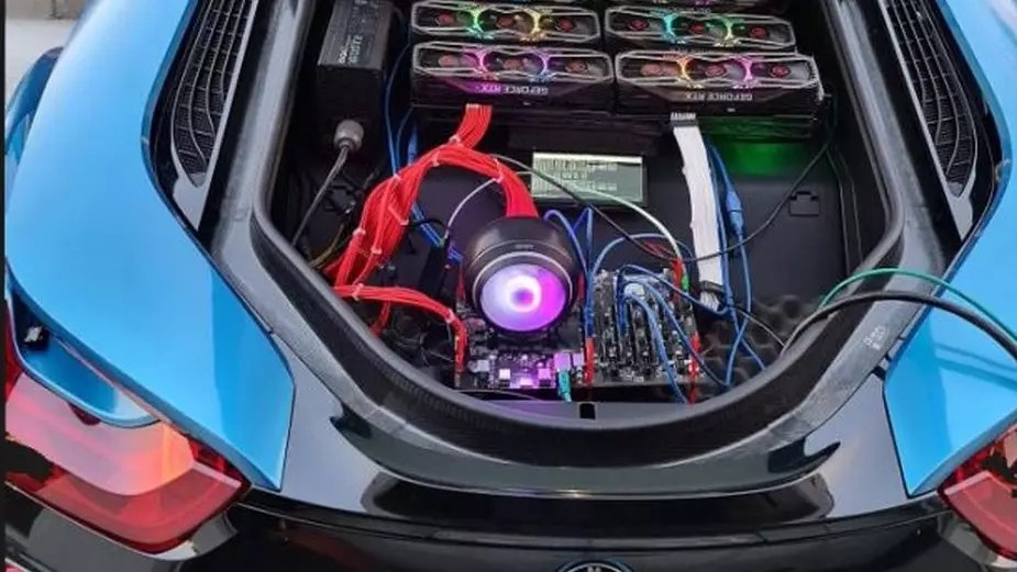 RTX 3080 BMW i8