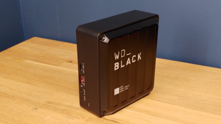 Recenzja WD Black D50 Game Dock 1 TB, szybki dysk zewnętrzny z interfejsem Thunderbolt 3